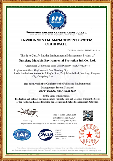 Certificate Of Honor